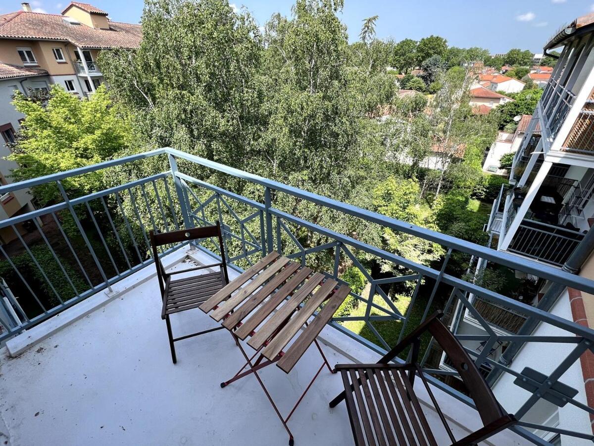 Apartamento T2 Au Calme Avec Parking Et Balcon Toulouse Exterior foto